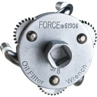 Универсальный фильтросъемник под вороток 3/8, 65-110мм FORCE 61904