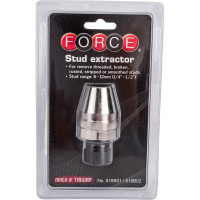 Шпильковёрт-экстрактор с цанговым зажимом, под вороток 3/8, 55мм FORCE 818B01