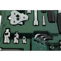 Универсальный набор инструмента 128 шт, 1/4, 3/8 и 1/2 DR SATA S09014A