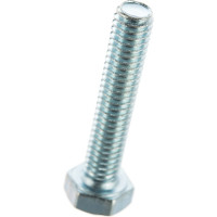 Болт DIN933 с шестигранной головкой оцинкованный М6x30 мм, 60 шт, коробка с окном Tech-Kr Zitar 105203