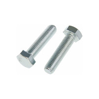 Болт DIN 933 с шестигранной головкой, оцинкованный М14х50, 20шт - коробка Tech-Krep 126533