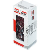 Кровельный саморез Tech-Krep КР сверло 5,5х19 RAL-3005 винно-красный 60 шт, коробка с окном 125699