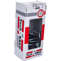 Кровельный саморез Tech-Krep КР сверло 4,8х35 RAL-8017 шоколадно-коричневый 60 шт, коробка с окном 112034