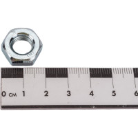 Шестигранная гайка DIN 934 оцинкованная М10, 18шт - пакет Tech-Krep/Zitar 103027