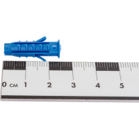 Распорный дюбель Чапай 6х25 шипы+усы, синие 1000шт - пакет Tech-Krep 111141