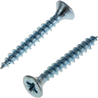 Универсальный саморез Tech-Krep 30х4,0 мм 200 шт оцинкованный, коробка с окном 102180