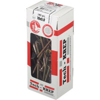 Универсальный саморез Tech-Krep 70х5,0 мм 100 шт желтый, коробка с окном 102265