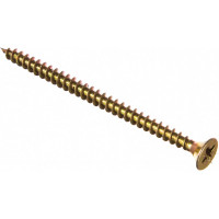 Универсальный саморез Tech-Krep 90х6,0 мм 50 шт желтый, коробка с окном 102274