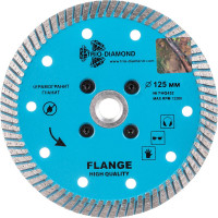 Диск алмазный отрезной TRIO-DIAMOND 125хm14 Flange Turbo FHQ452