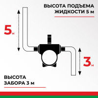 Помповый насос перекачки топлива 24V БелАК "Стандарт" БАК.11024