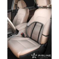 Анатомическая поддержка спины (черная) Airline ASC-BS-18