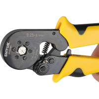 Пресс-клещи для опрессовки втулочных наконечников 0.25-6 мм2 SHTOK ПК-6вт-6 03504