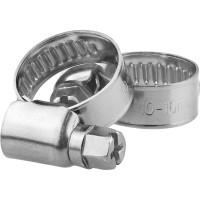 Обжимной хомут из нержавеющей стали MasterProf 10-16 мм, 2 шт ИС.140235