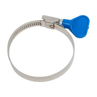 Обжимной хомут из нержавеющей стали MasterProf 40-60 мм, бабочка ИС.140096