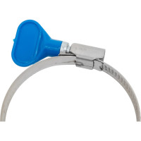 Обжимной хомут из нержавеющей стали MasterProf 40-60 мм, бабочка ИС.140096