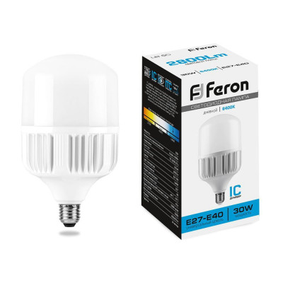 Светодиодная лампа 30W 230V E27 6400K Feron LB-65 25537