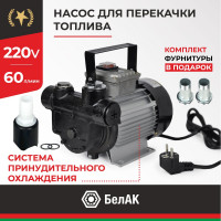 Насос перекачки топлива 220 V 60 л/мин БелАК Арес БАК.11060