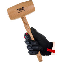 Деревянная круглая киянка PINIE 70х140 мм 53-2