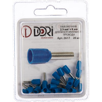 Наконечник DORI втулочный изолированный 2,5 мм2 25 шт. 2617
