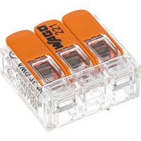 Соединительная 3-х проводная клемма WAGO 221-413 6 шт 2561