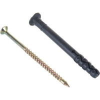 Дюбель-гвоздь с грибовидным бортиком Качественный Крепеж 6х60 70 шт 0500633 КЧ