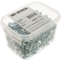 Саморез с прессшайбой Качественный Крепеж 4,2х19 острый 550 шт 0500273 КЧ