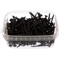 Саморез Качественный Крепеж 3,5х41 потай, крупная резьба, оксид 200 шт 0300365 КЧ