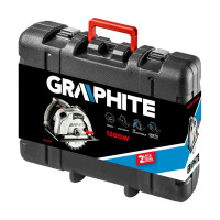 Дисковая пила GRAPHITE 185 мм, 1200Вт, доп диск, кейс 58G488