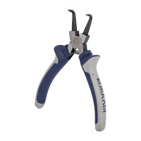 Съемник стопорных колец КОБАЛЬТ внутренний, изогнутый, 150 мм, подвес 244-216