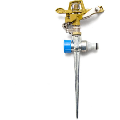 Импульсный разбрызгиватель FRUT дождеватель латунный на металлической пике 403076