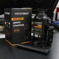Бутылочный домкрат 16т, гидравлический высота 225-425 WIEDERKRAFT WDK-81160
