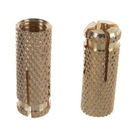 Забиваемый латунный анкер М8, 4 шт, пакет Zitar 106746