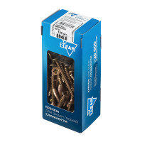 Универсальные саморезы 60x6,0 мм 100 шт желтые коробка с окном Zitar 102271