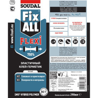 Клей-герметик Soudal Фикс Алл FLEXI белый 290 мл 117383