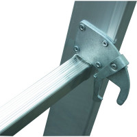 Трехсекционная универсальная лестница KRAUSE STABILO 3 х 8 перекладин с дополнительной функцией 133748