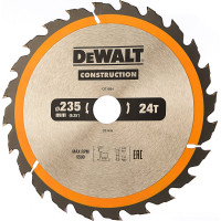 Пильный диск CONSTRUCT (235х30 мм; 24 ATB) DEWALT DT1954