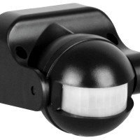 Электронный сенсор включения освещения Camelion LX-39/Bl, черный, настенный, 180 6447