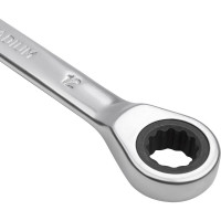 Комбинированный ключ с трещоткой 12мм AV Steel  AV-315012