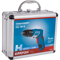 Аккумуляторный шуруповерт Кратон CSL-3K-H 3 11 01 049