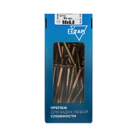 Универсальные саморезы, желтые, 90x6,0 мм, 50 шт., коробка с окном Zitar 102274