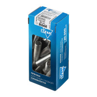 Болт с шестигранной головкой DIN933 оцинкованный, М14x50 мм, 20 шт в коробке с окном Zitar 126533