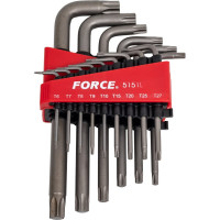Набор удлиненных Г-образных ключей FORCE Т6-Т60 15 предметов 5151L