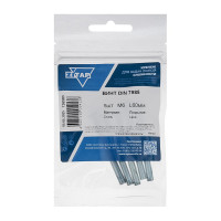 Винт Zitar DIN7985 с полукруглой головкой оцинкованный М6x60, 5 шт. (пакет) 126583