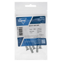 Винт DIN965 с потайной головкой оцинк. М6x60 5 шт - пакет Zitar 126598