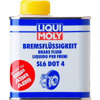 Тормозная жидкость, 0.5л LIQUI MOLY Bremsflussigkeit SL6 DOT 4 3086