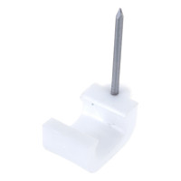 Скоба для кабеля, плоская Б 10мм, 50шт - пакет Tech-Krep 103660