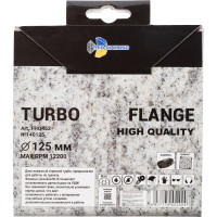 Диск алмазный отрезной TRIO-DIAMOND 125хm14 Flange Turbo FHQ452
