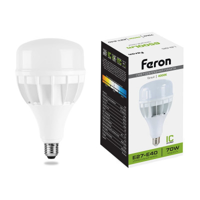 Светодиодная лампа 70W 230V E40 4000K Feron LB-65 25822