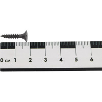 Саморез Качественный Крепеж 3,5х19 потай, частая резьба, оксид 400 шт 0200389 КЧ