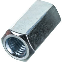 Гайка соединительная DIN6334 оцинкованная М12 2 шт, пакет Zitar 112280